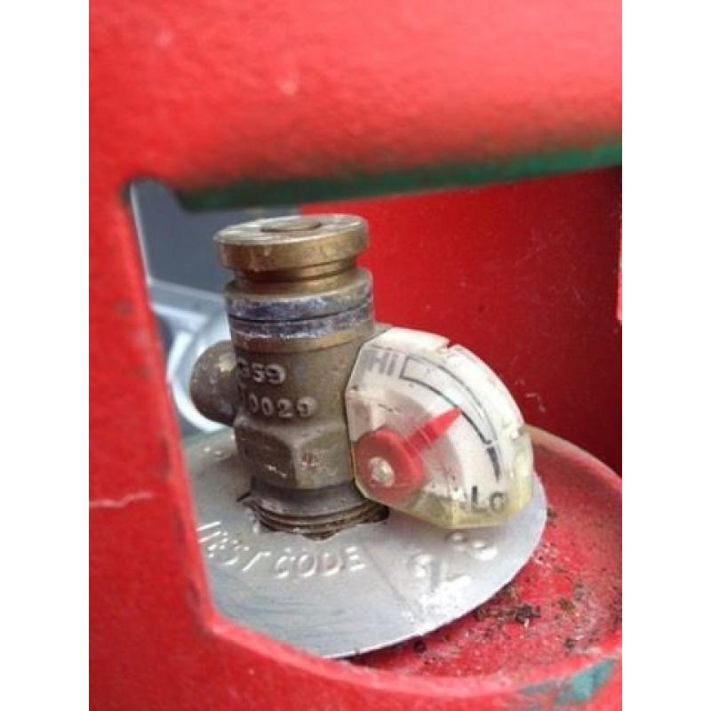 Patio gas bottle