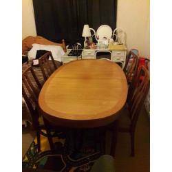 dinning table with chairs