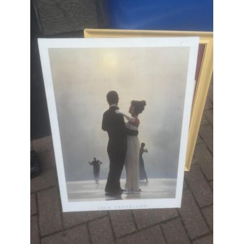 Various pictures, paintings and canvases