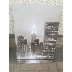 Various pictures, paintings and canvases