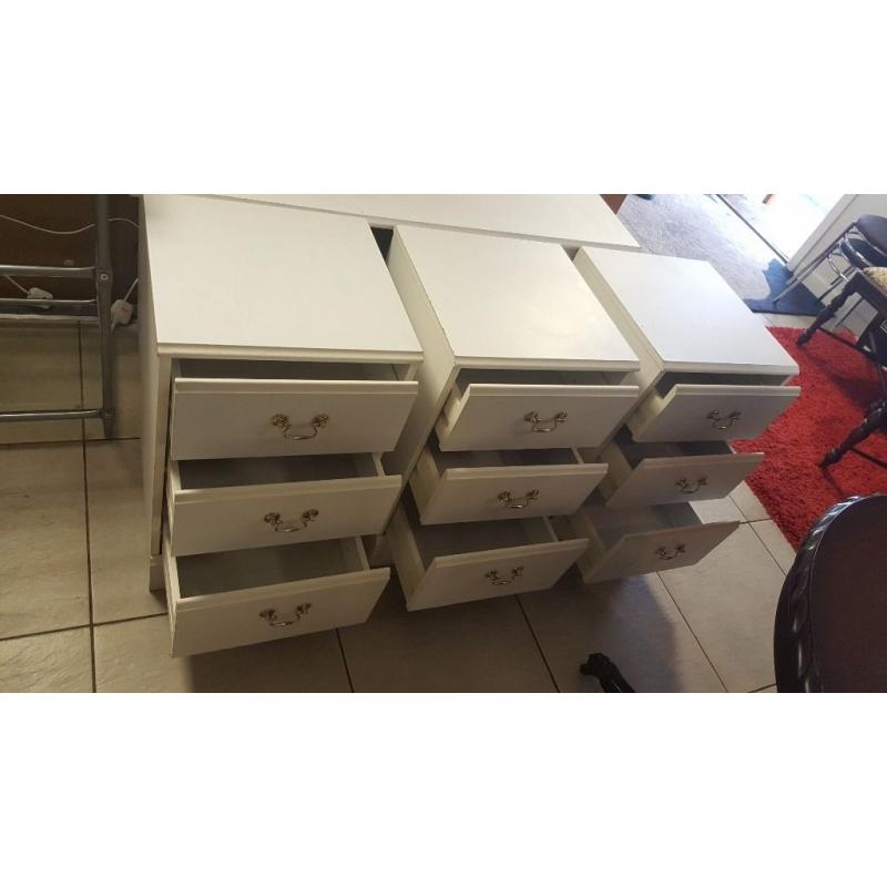 3 X Bedside Cabinet in Great Condition