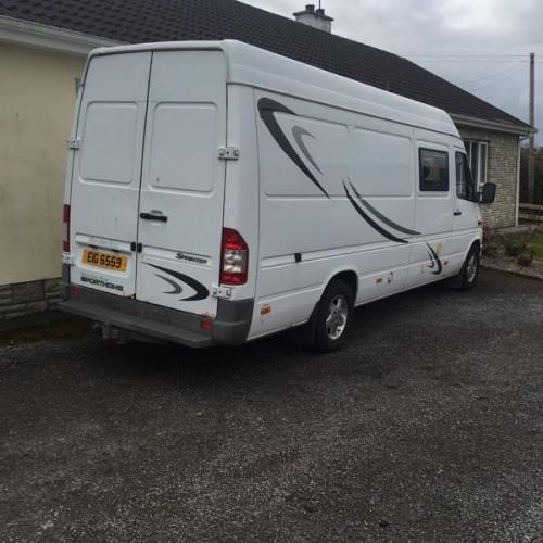 Mercedes sprinter camper/race van