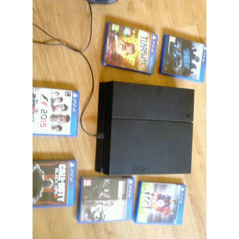 Ps4 +6 games+1 controller