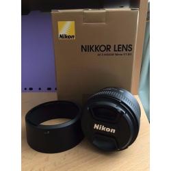 Nikon Nikkor 50mm f/1.8 Lens Perfect Condition