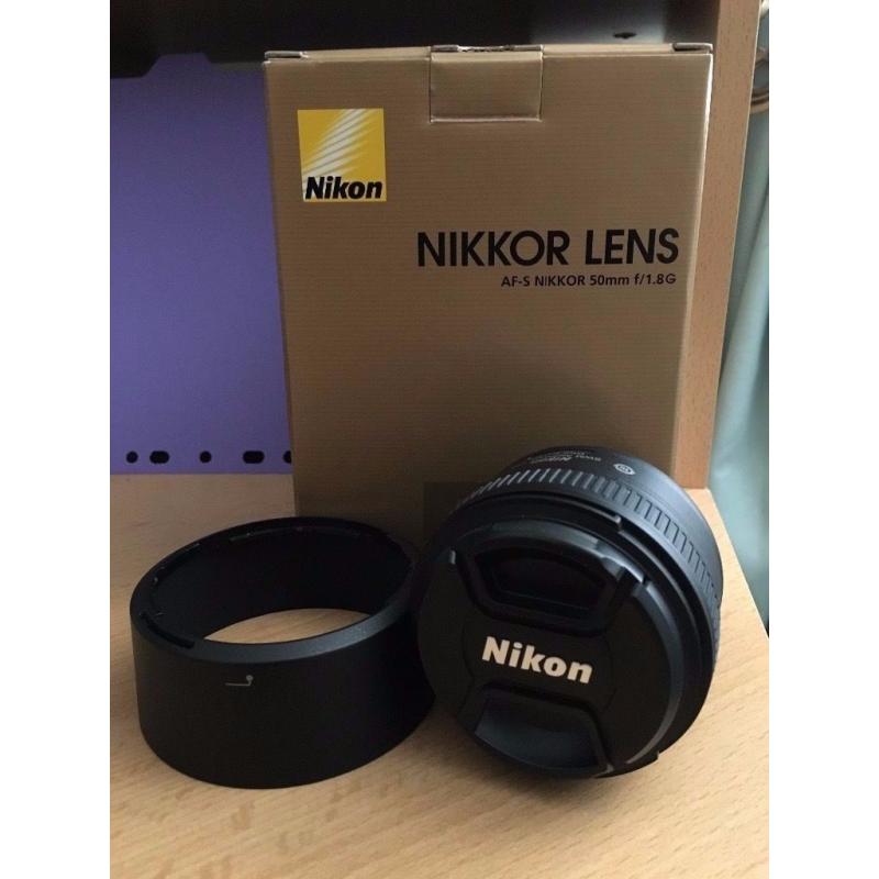 Nikon Nikkor 50mm f/1.8 Lens Perfect Condition