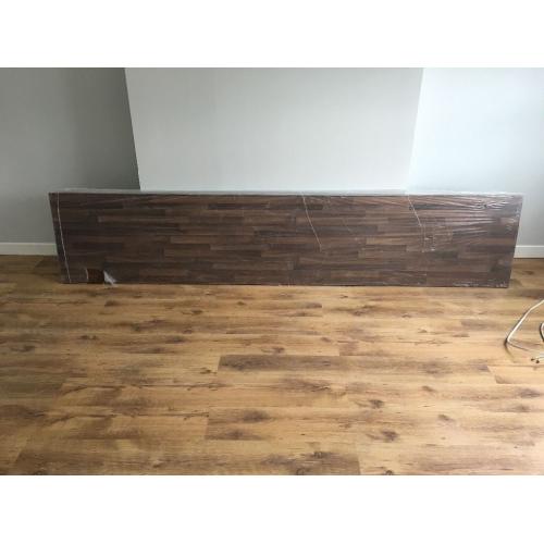 WALNUT BLOCK EFFECT LAMINATE KITCHEN WORKTOP