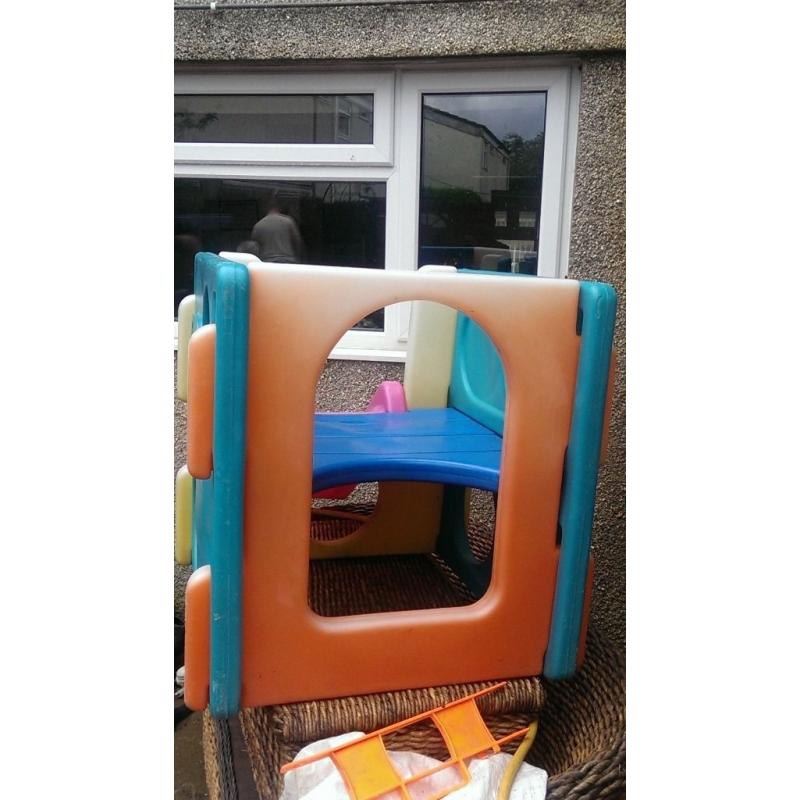 little tikes activity gym & slide