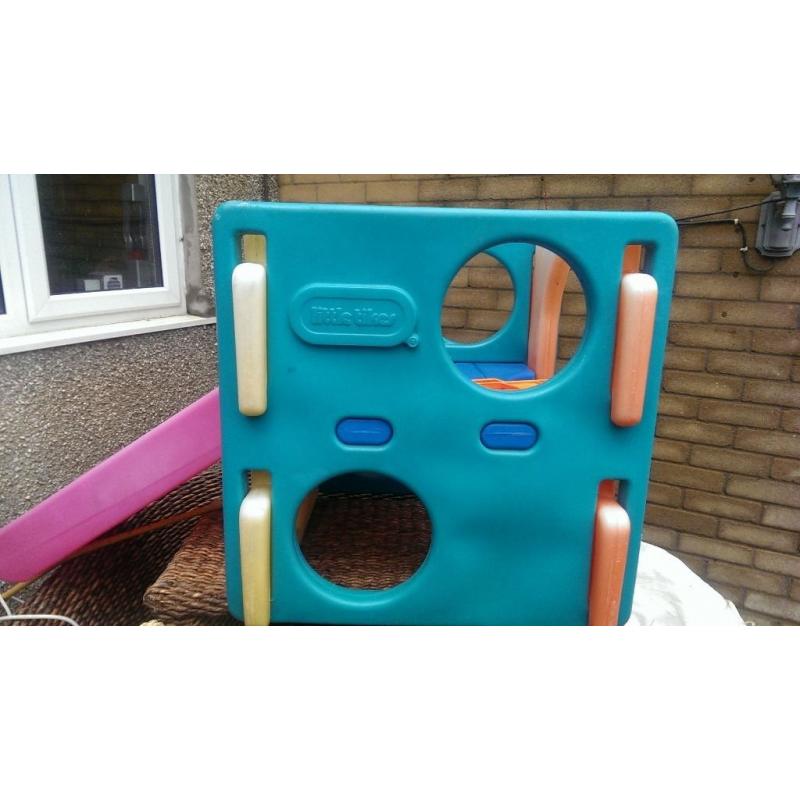 little tikes activity gym & slide