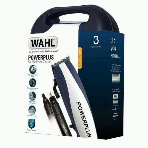 Wahl Royal Blue and White Powerplus ClipperNew in box, unused