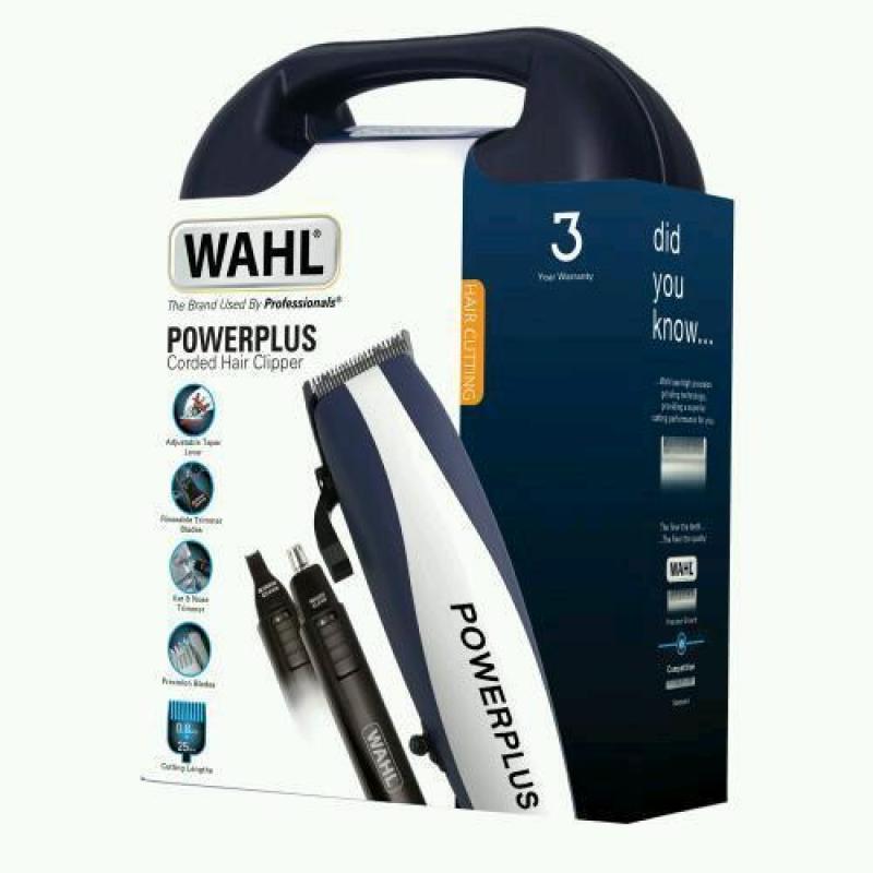 Wahl Royal Blue and White Powerplus ClipperNew in box, unused