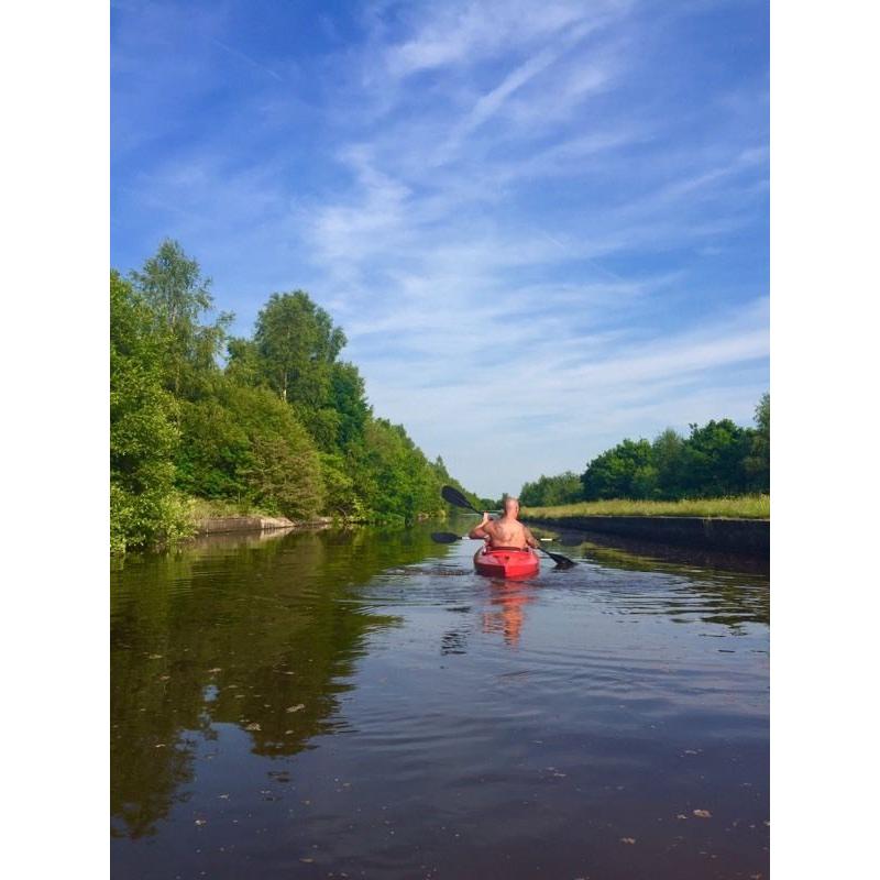 Double kayak canoe for sale. Perception vista