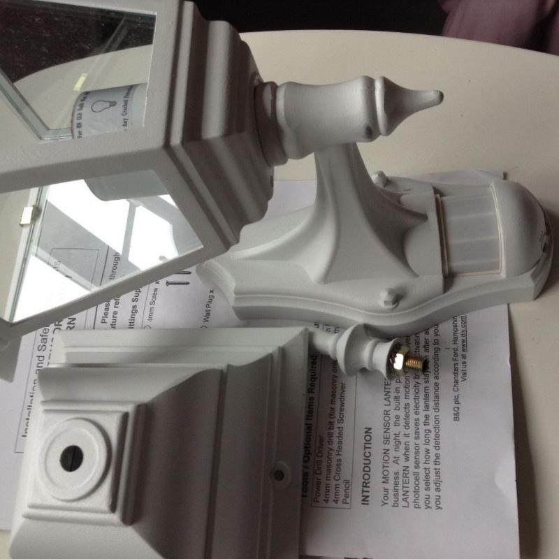 Door lamp with motion sensor, new