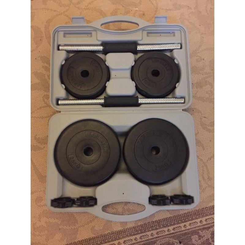 15kg dumbbell set