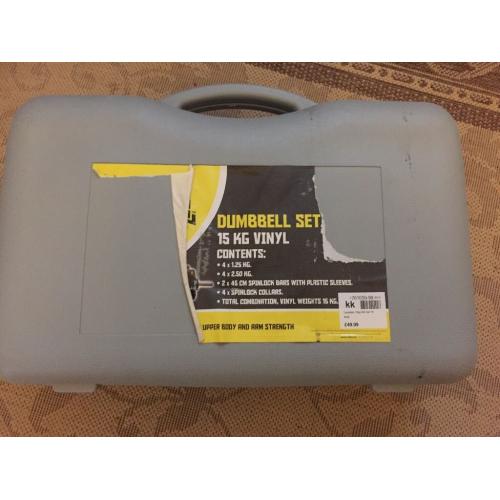 15kg dumbbell set