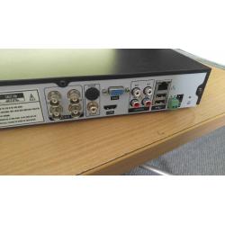 AHD-H 4CH 1080P DVR 2X4TB HDD P2P CCTV VICEO RECORDER