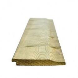 Log lap ship lap cladding