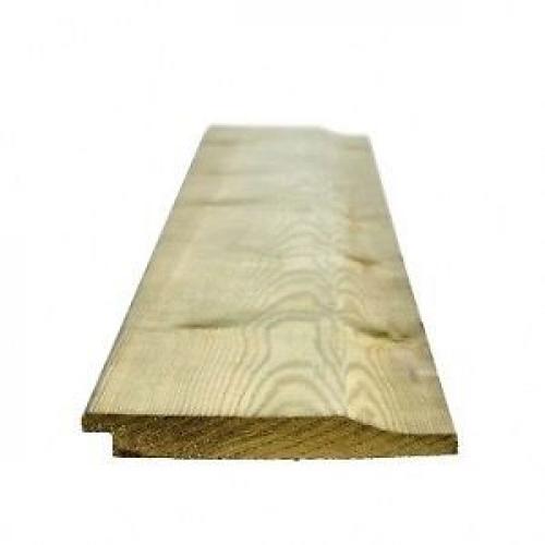 Log lap ship lap cladding
