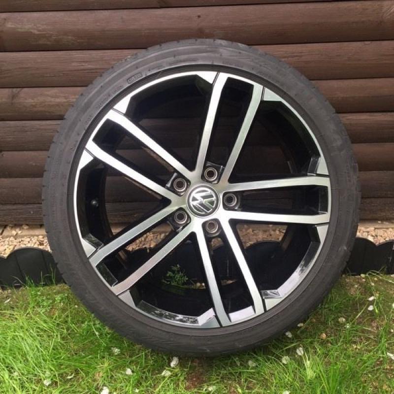 Genuine VW 18" Nogaro alloy wheels with tyres