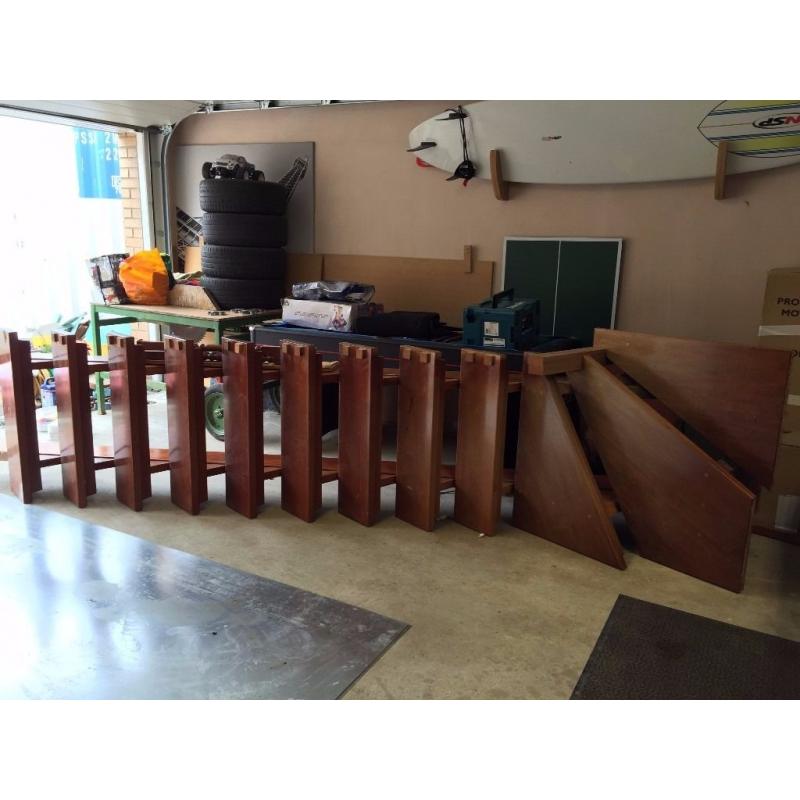 FREE mahogany open tread stair case