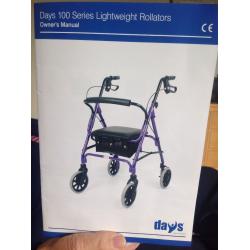 Days 100 series lightweight Rollator (walker)