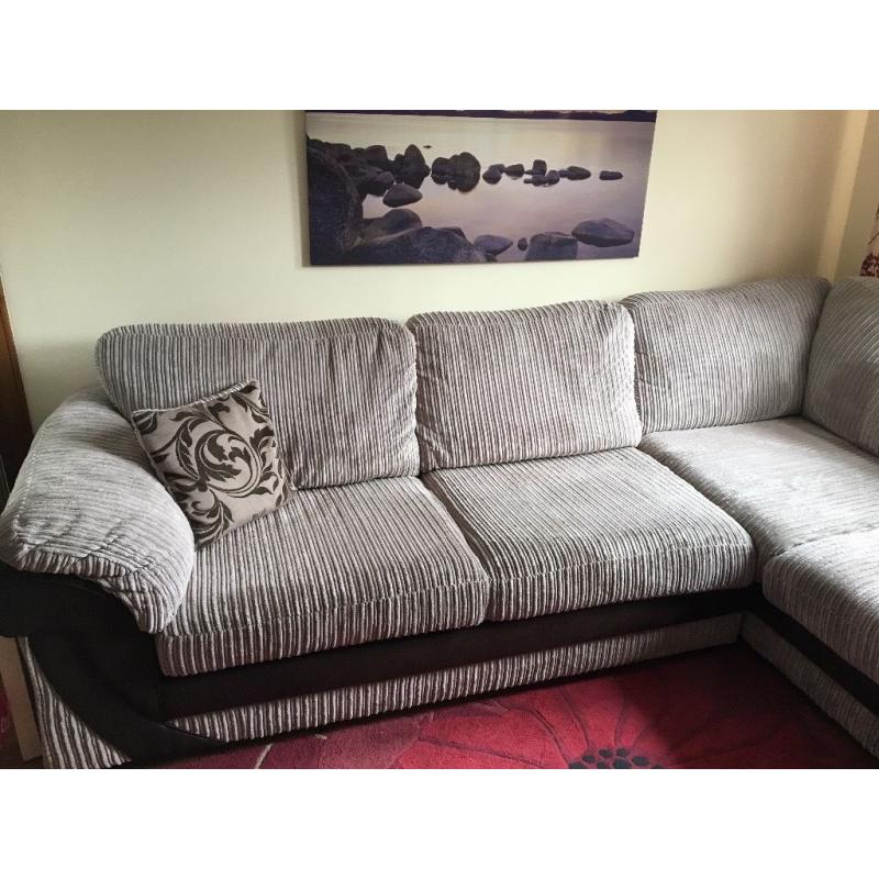 Corner sofa bed and chair