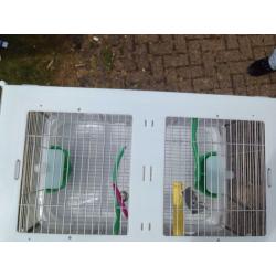 Vision bird cage with accessories