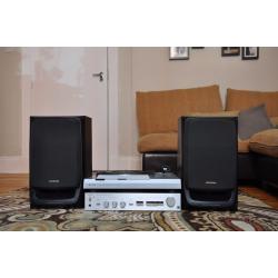 Hi Fi set up for Vinyl. Technics SU Z25, Trio Turntable, Aiwa 40 Watt speakers