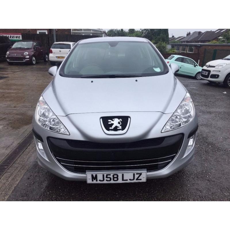 Fantastic Value 2009 Peugeot 308 1.4 S 5 Dr Hatch Great Fuel Economy Low Tax And HPI Clear 54000 MLS
