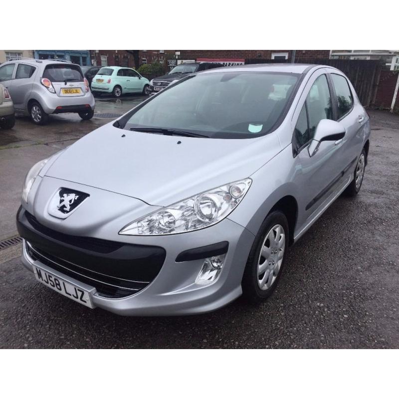 Fantastic Value 2009 Peugeot 308 1.4 S 5 Dr Hatch Great Fuel Economy Low Tax And HPI Clear 54000 MLS