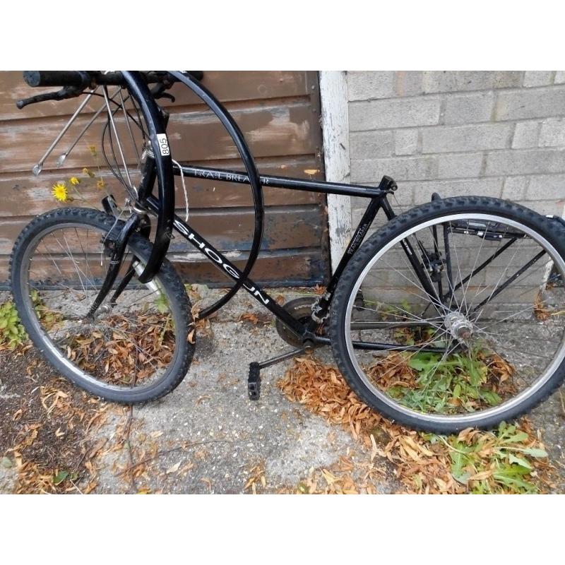 Bike frame and 2 wheels