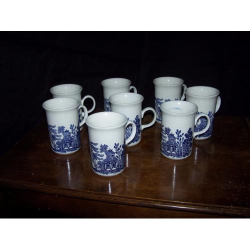 Willow Pattern Coffee Mugs