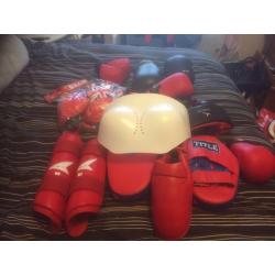 Load of boxing equipment for sale
