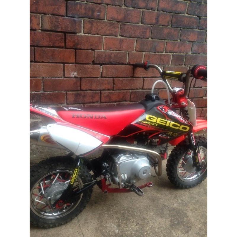 Crf50 with Honda 90 engine in