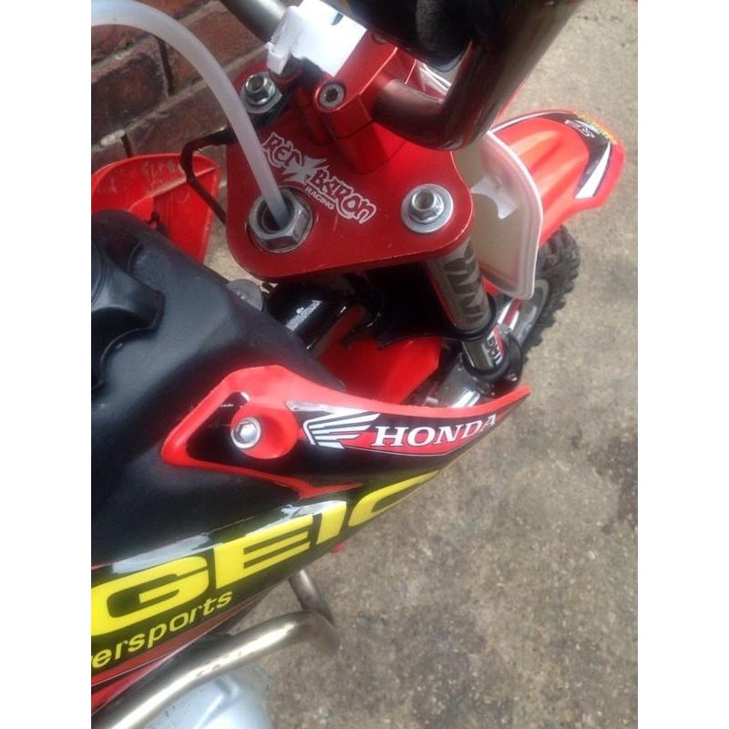 Crf50 with Honda 90 engine in