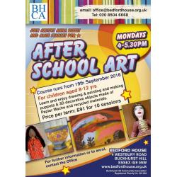 After-School Art class for 8 - 11 year olds! Starts 19 September 2016
