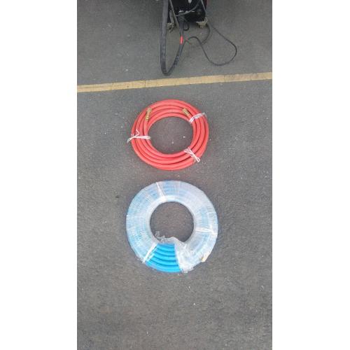 Size x (large) boc gas cylinder + oxy & acet hoses