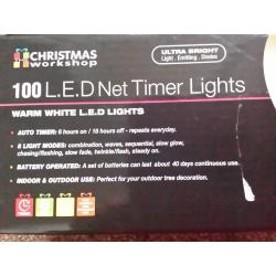 2 boxes Christmas lights. Inside or outside. New