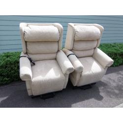 Pair of Identical Electric Riser Recliner chairs *Can deliver