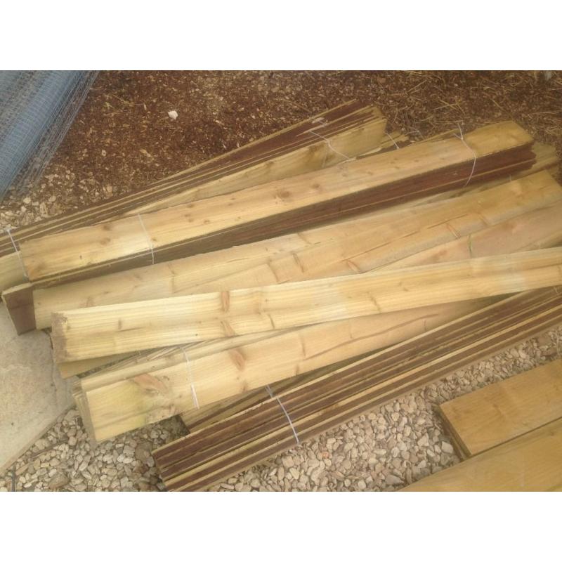 Feather edge fencing / wood job lot