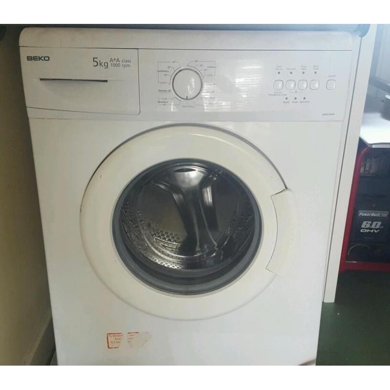 Beko Washing machine, 6 month old. in excellent condition perfect working