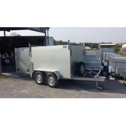New galvanised 7x4x4 twin wheel box trailer with brakes, great trailer for driving instructor school