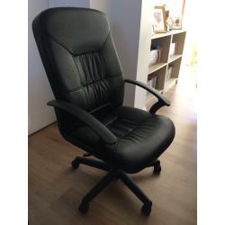 Free IKEA ALLAK leather swivel office chair - collection only