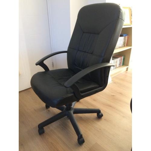 Free IKEA ALLAK leather swivel office chair - collection only