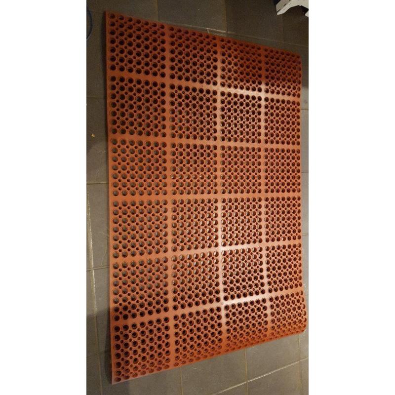 Large Heavy Duty Industrial Rubber Bar/ Kitchen/Work Anti-Fatigue Mat 1.5m x 1m