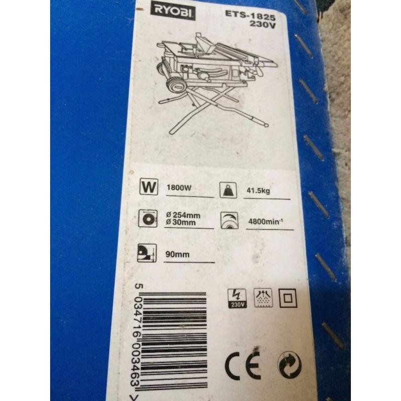 RYOBI Electric Bench Saw BRAND NEW STILL IN BOX