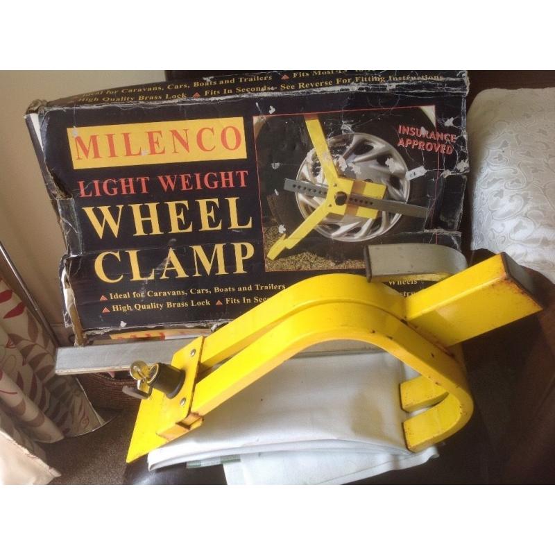 Milenco Lightweight wheel clamp