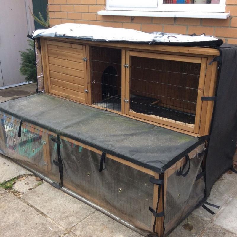 Rabbit hutch and under run