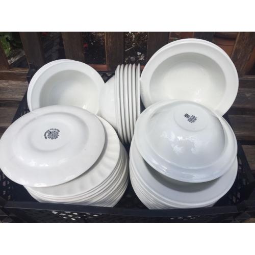 White plates & Bowls