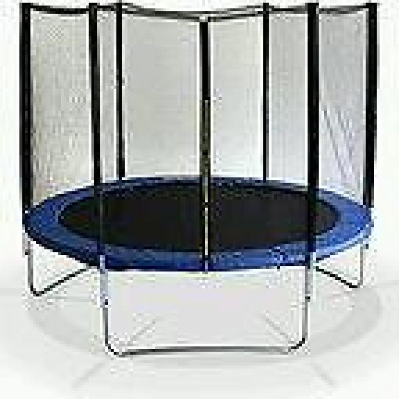 8ft Vortigen Trampoline with enclosure and spare netting