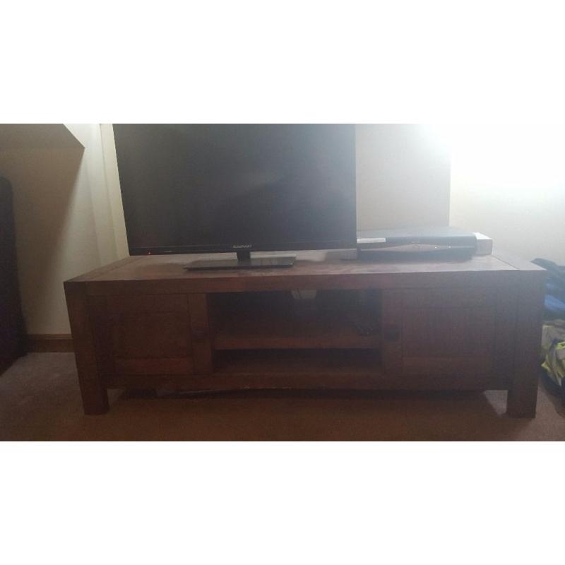 Large Wooden Tv Unit